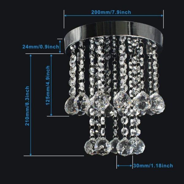 Elegant Mini Crystal Chandelier Light for Contemporary Kitchens 6