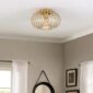 Flush Mount Light Modern Gold Fixture 2