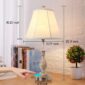 Functional Bedside Desk Lamp for Nightstands and Desks dimension