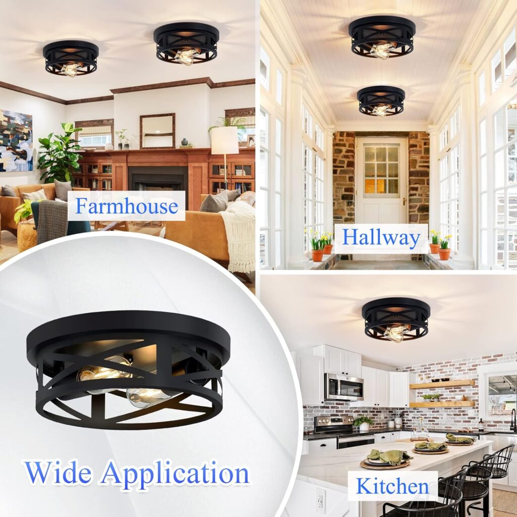 Minimalist Flush Mount Light For Modern Interiors application