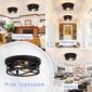 Minimalist Flush Mount Light For Modern Interiors application