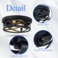 Minimalist Flush Mount Light For Modern Interiors detail