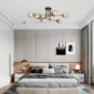 Modern Ceiling Light with Sleek Sophisticated Style bedroom