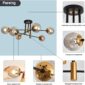 Modern Ceiling Light with Sleek Sophisticated Style details