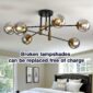 Modern Ceiling Light with Sleek Sophisticated Style replaceable
