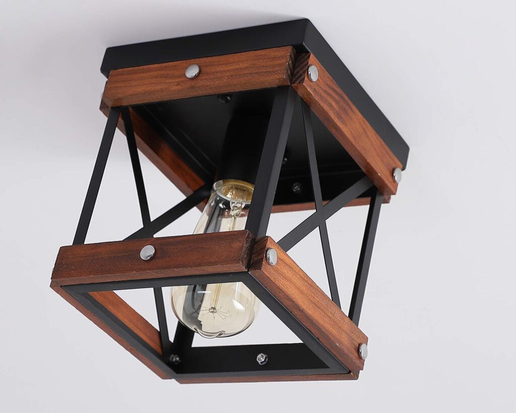 Rustic Farmhouse Lighting Entryway Accent Fixture 3
