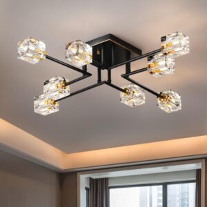 Semi Flush Mount Elegant Ceiling Light Fixture