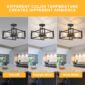 Semi Flush Mount Stylish Ceiling Fixture 1