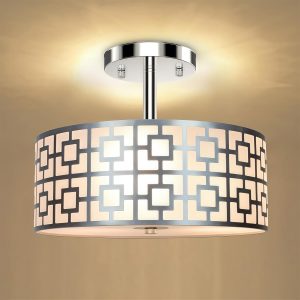 Stylish Double Shade Ceiling Light for Modern Living Rooms 1