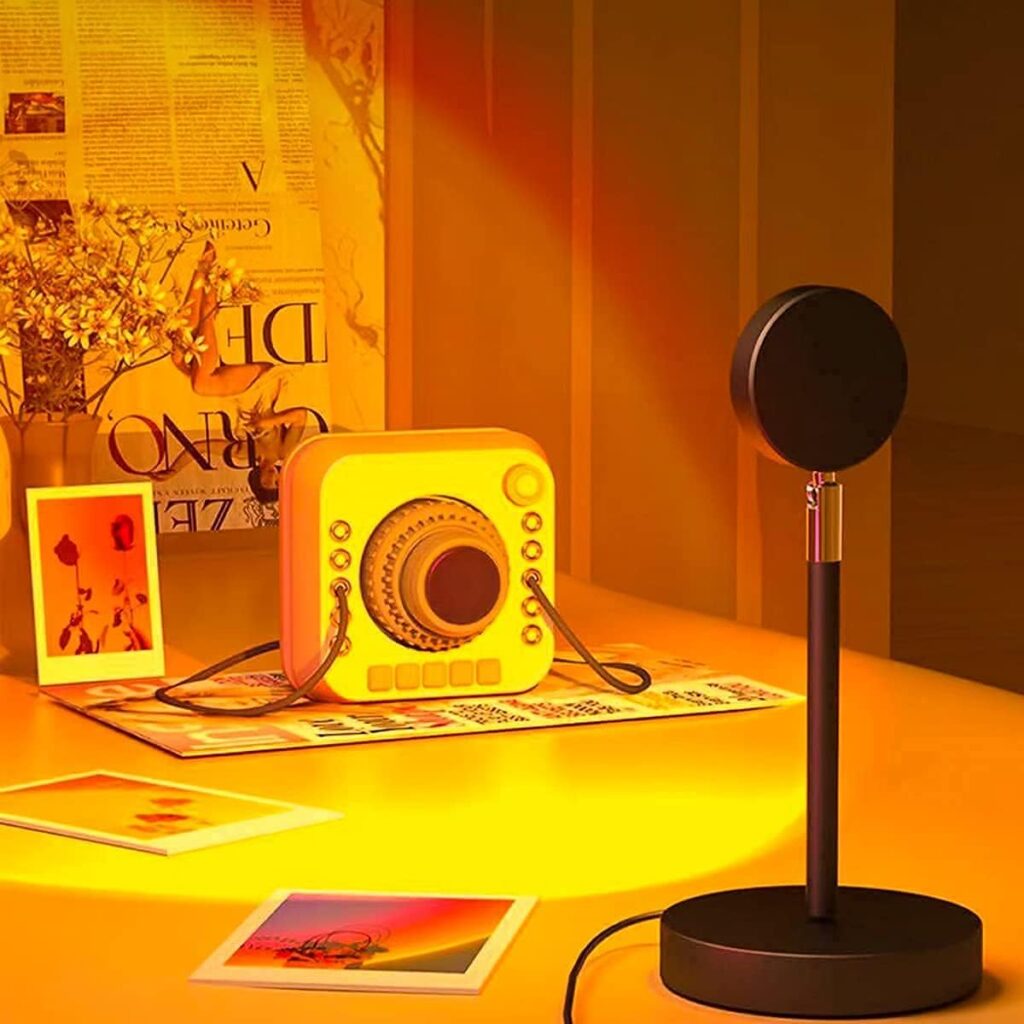 Sunset Projection Lamp Perfect for Modern Spaces for shooting