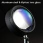 Sunset Projection Lamp Perfect for Modern Spaces optical lens
