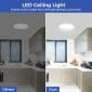 Ultra Thin Ceiling Light Round Lamp white 1pcs comparison