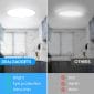 Ultra Thin Ceiling Light Round Lamp white 1pcs comparison