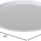 Ultra Thin Ceiling Light Round Lamp white 1pcs dimension1