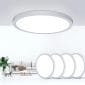 Ultra Thin Ceiling Light Round Lamp white 4pcs