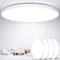 Ultra Thin Ceiling Light Round Lamp white 4pcs12inch